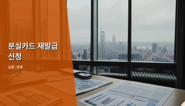 분실카드 재발급 신청 방법과 부정사용 보상 기준 정리