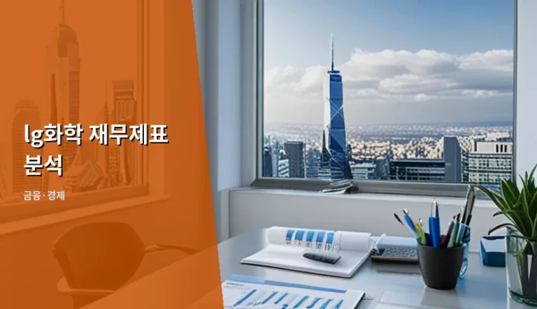 LG화학 재무제표 분석 및 기업 가치 진단 가이드